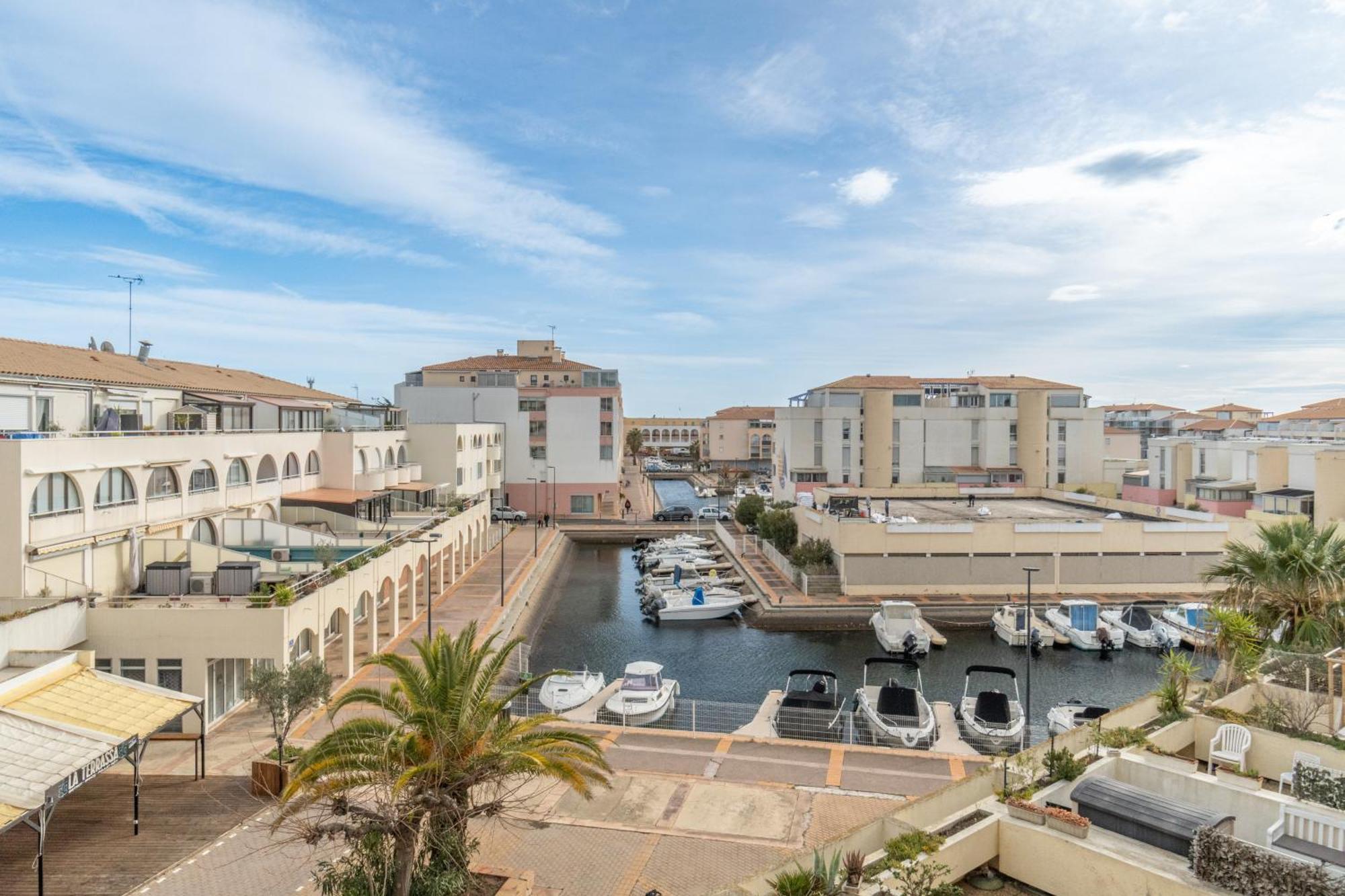 Appt T2 Cabine Clim Parking Privee Vu Mer Sète Extérieur photo